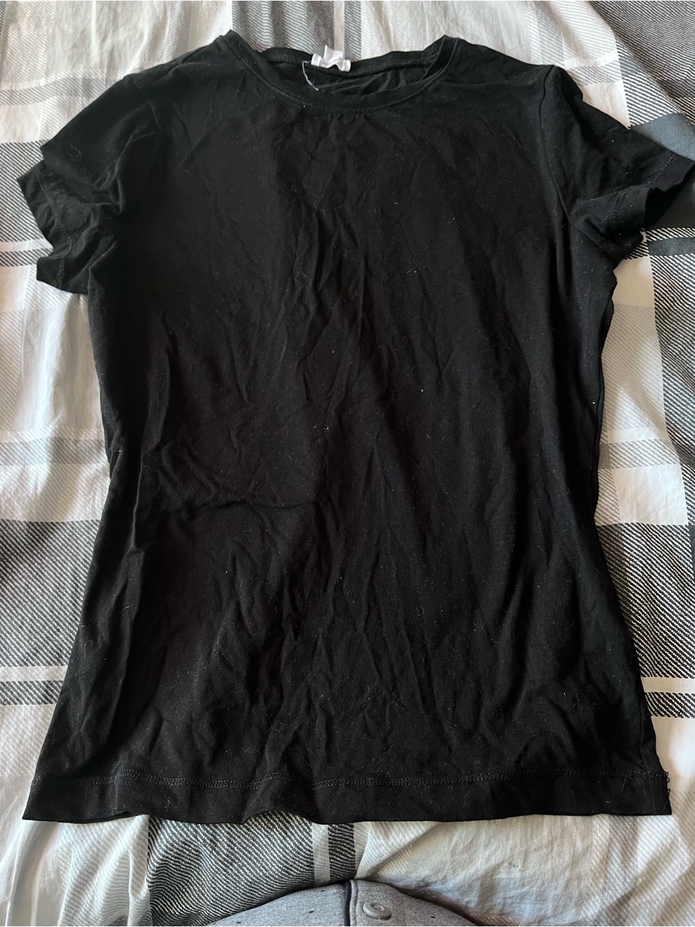 Garage Black Short Sleeve Crewneck Tee